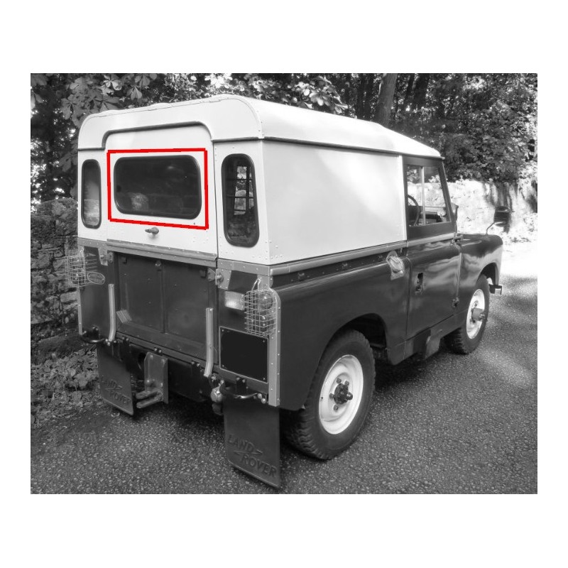 Hard top rear top door weather strip set