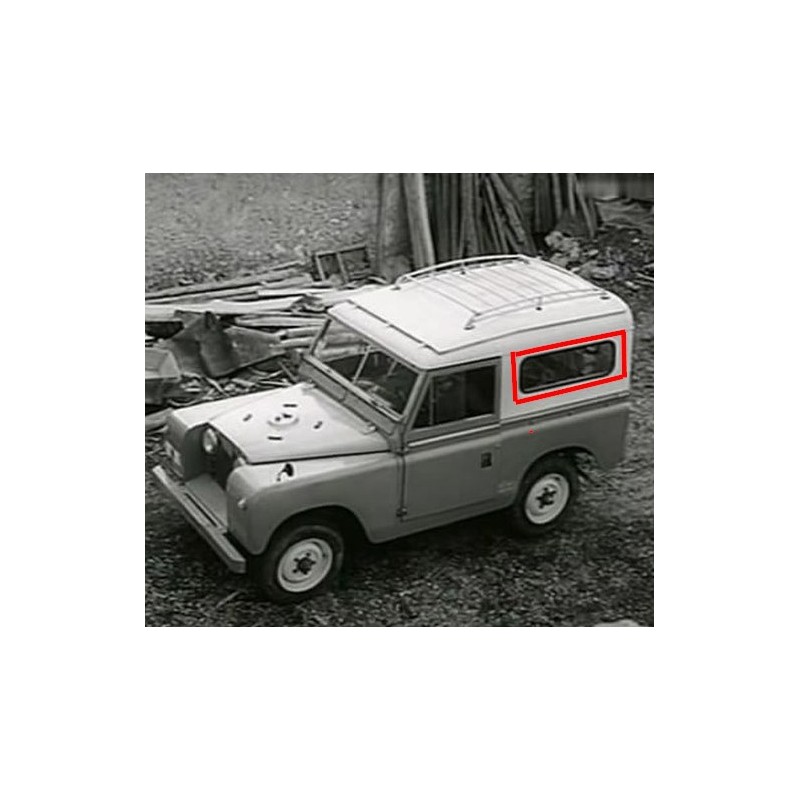 Hard top 88" weather strip set - 2 windows