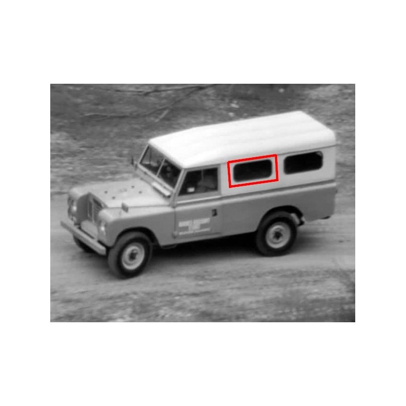 Hard top 109" weather strip set - 2 windows