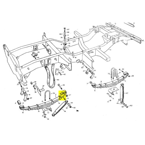 Vis fixation supérieur d'amortisseur - MINERVA