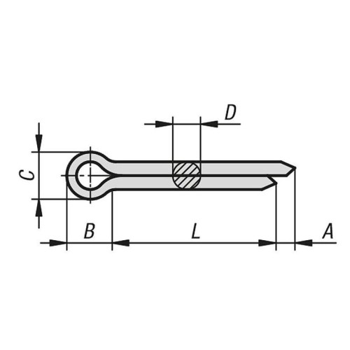 Split pin 2.5 x 32mm