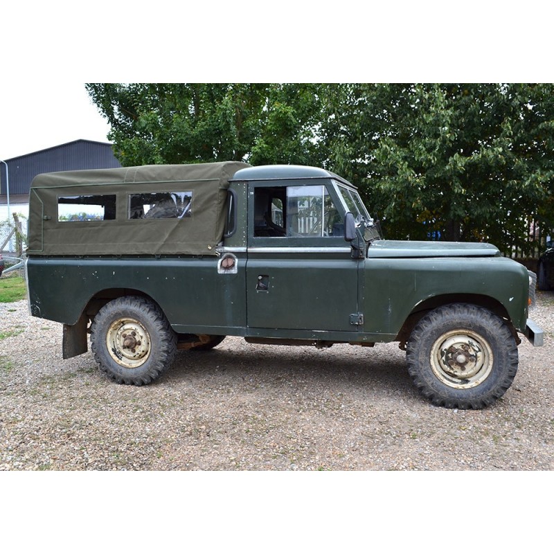 Bâche 109" 3/4 - avec fenêtres latérales