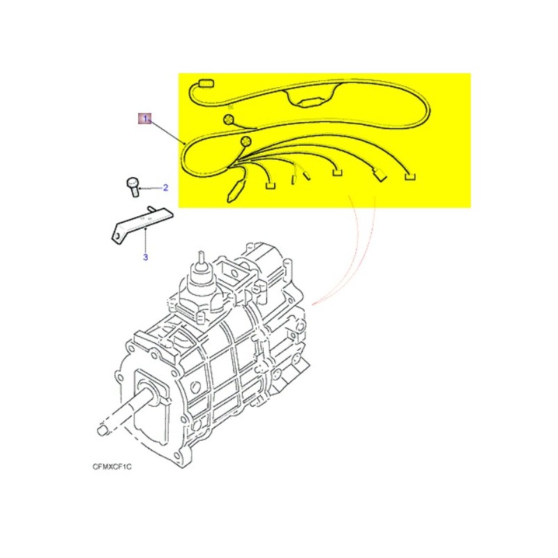 Gearbox automatic harness - Disco2