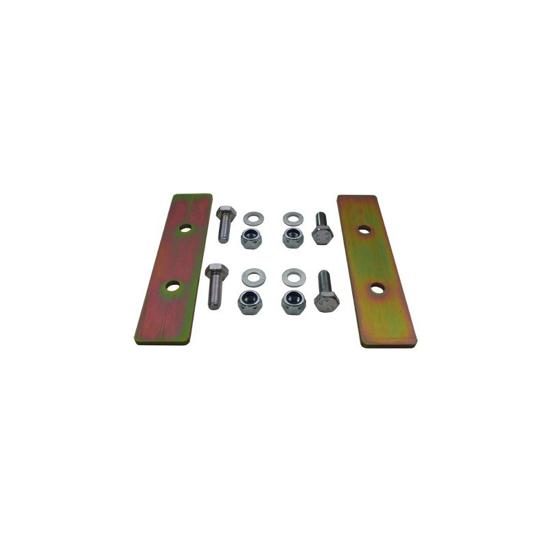 Coil spring retaining plates - rear - Def110/130