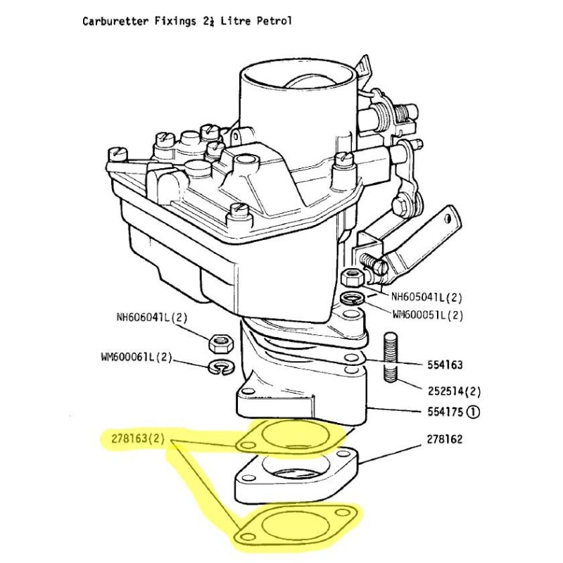 Carburettor paper seal