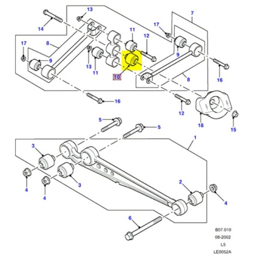 Bearing roller central - Disco2