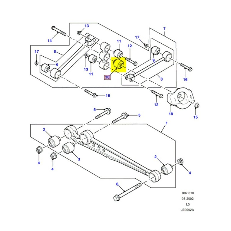 Bearing roller central - Disco2