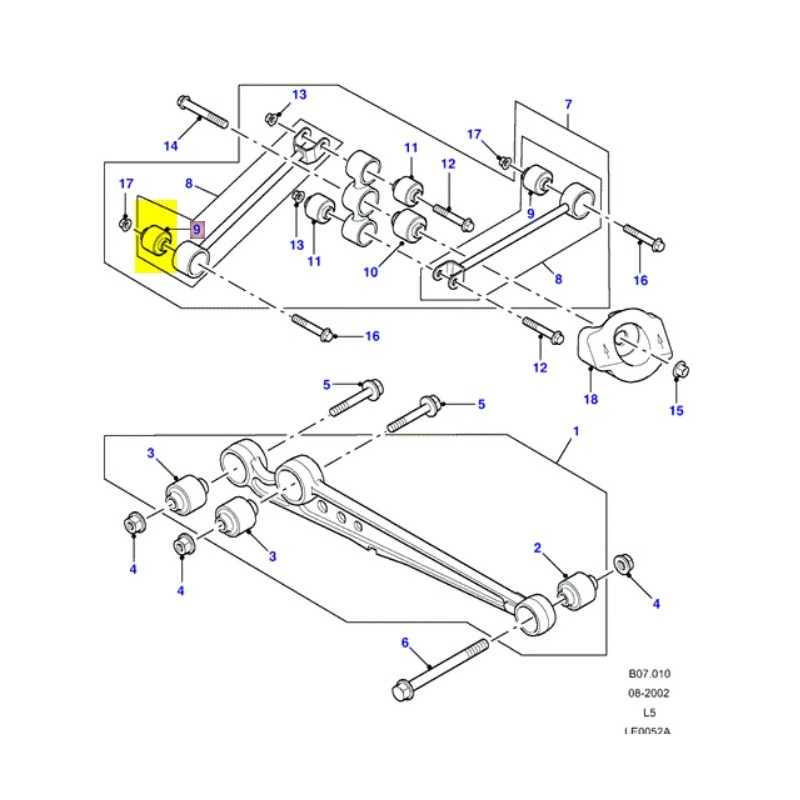 Transverse radius armbush assembly