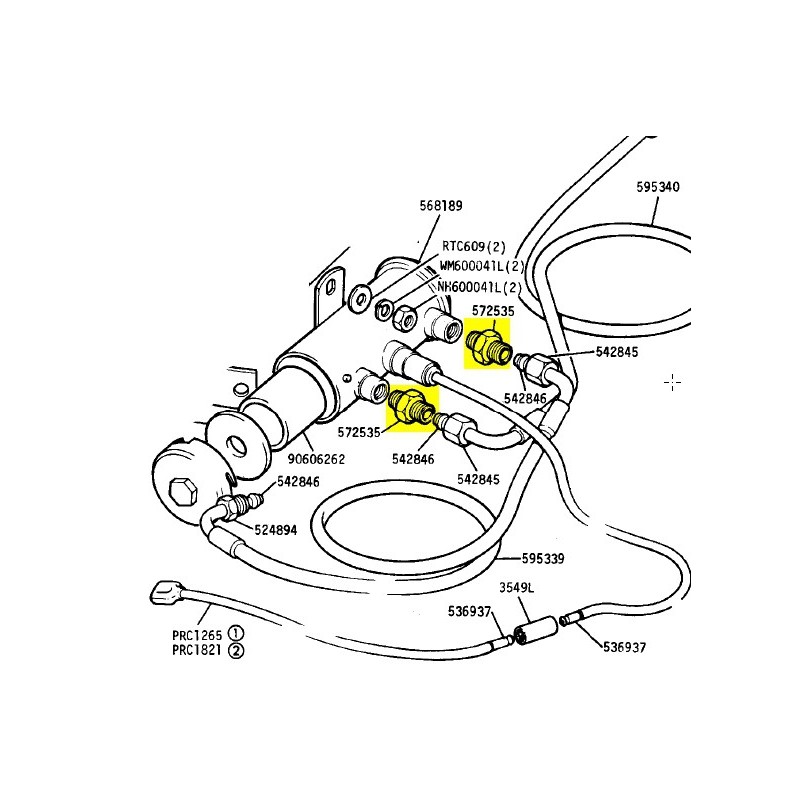 Fuel pump adaptor - 6cyl. & V8 engines