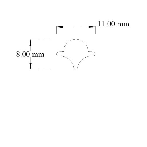 Joint de verrouillage pour IRS0634WS - prix au mètre