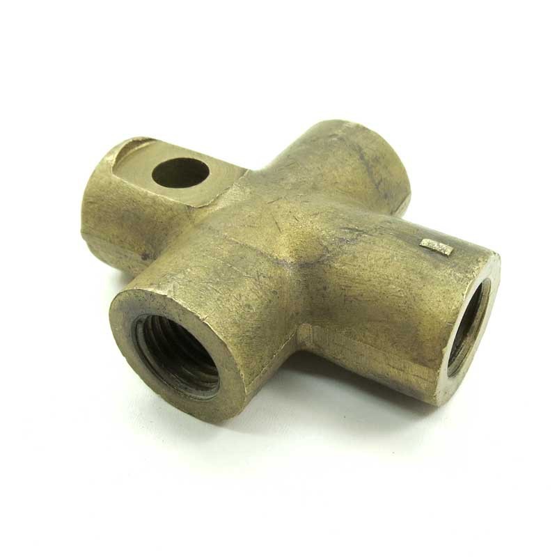 Raccord 3 voix tuyaux avant