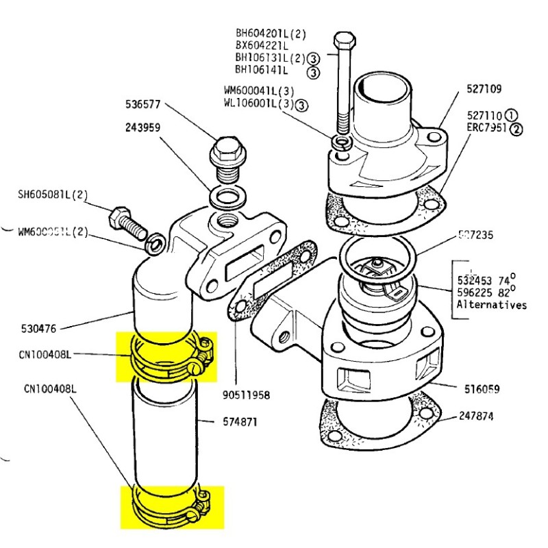 Collier de serrage 2,1/2"