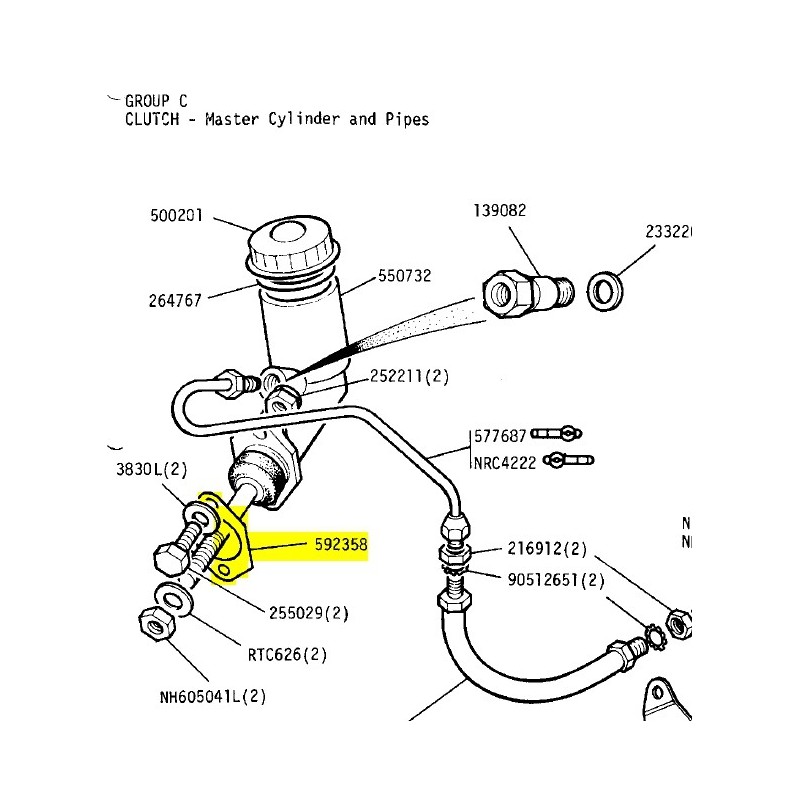 Gasket metal master cylinder