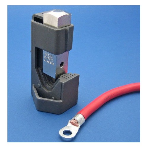 Battery terminal press tool