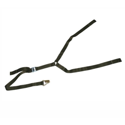 Spare wheel bonnet strap