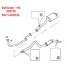Exhaust kit Def100 300TDi - non catalyst.