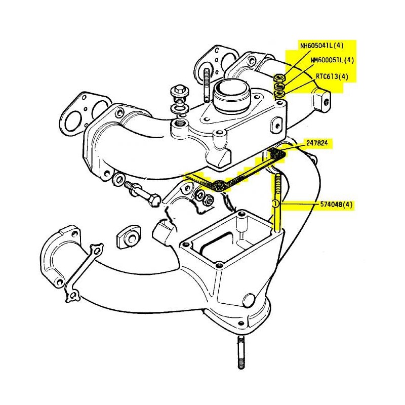 Set manifolds fitting 2.25 petrol
