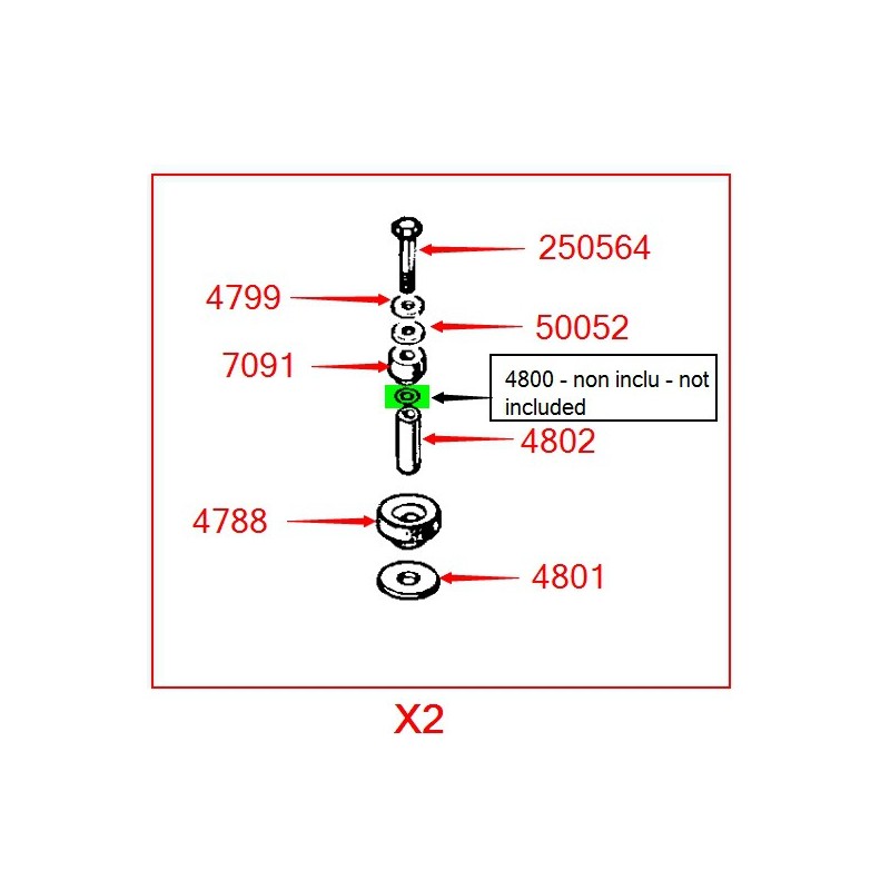Kit silent blocs moteur 1.6 & 2 litres