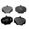Rear brake pad set