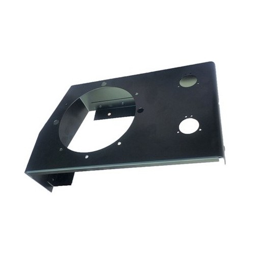 Lightweight front headlamp box - left side