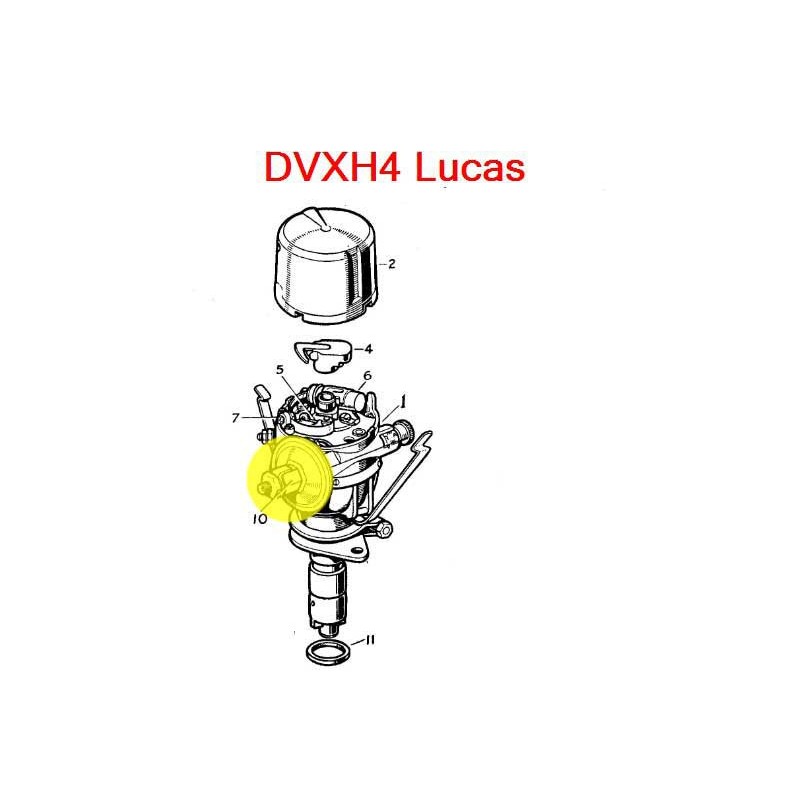 Membrane caoutchoutée pour correcteur d'avance - 63mm