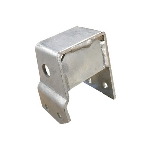 Bracket steering damper to chassis - LHD - galvanized