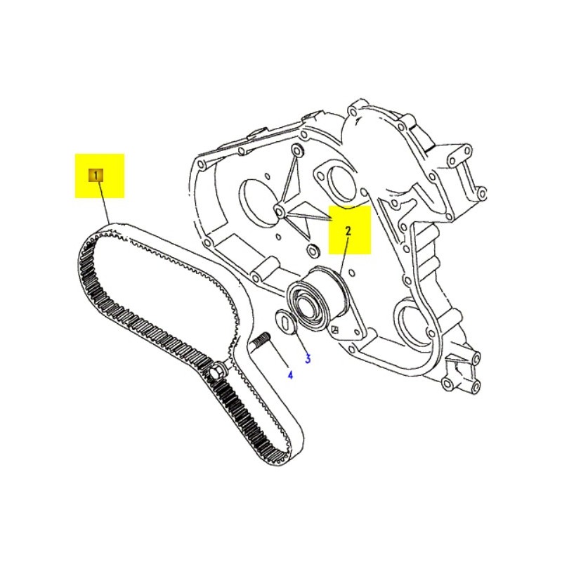 Timing belt kit 200 TDi - Defender