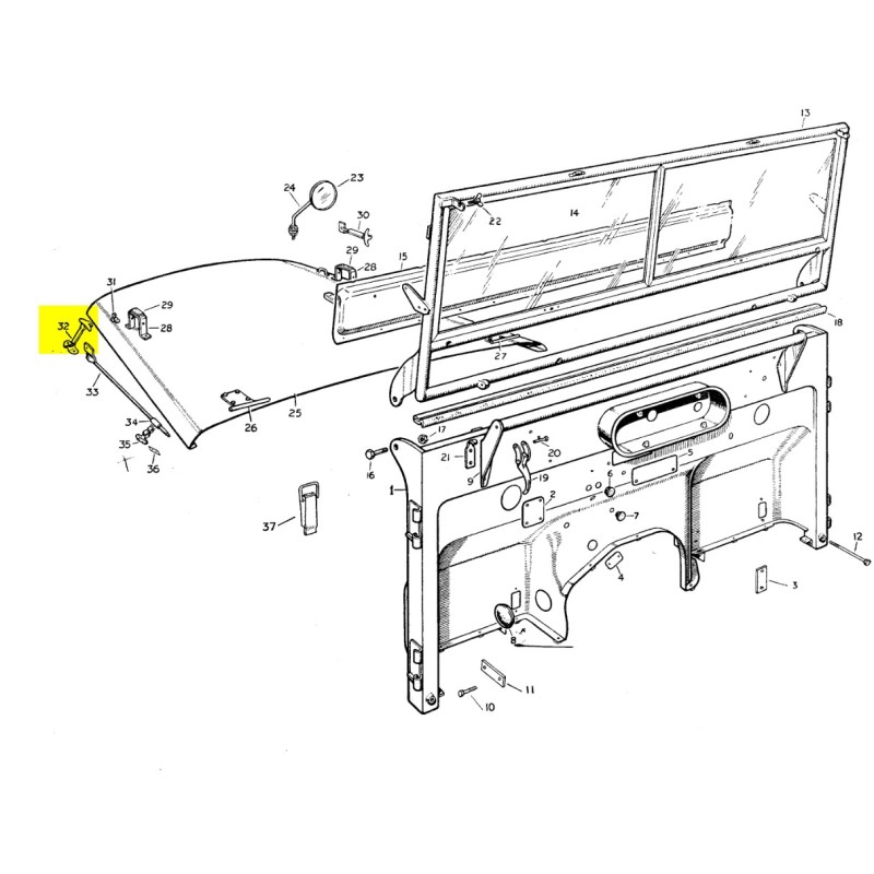 Crochet capot Minerva - occasion