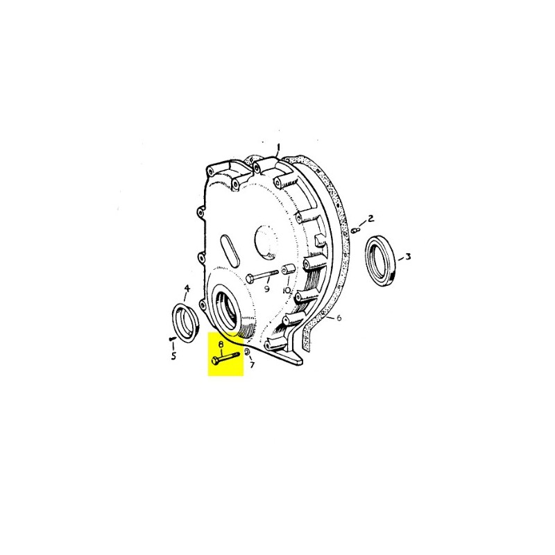 Bolt 5/16 BSF x 1 29/32 - used