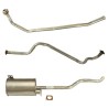 Full Exhaust System 109 petrol 2 door - 1961-73 - Steel
