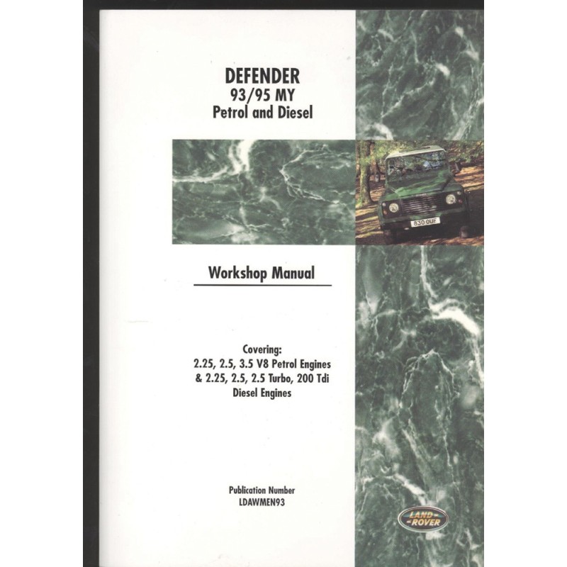 Manuel d'atelier Land Rover