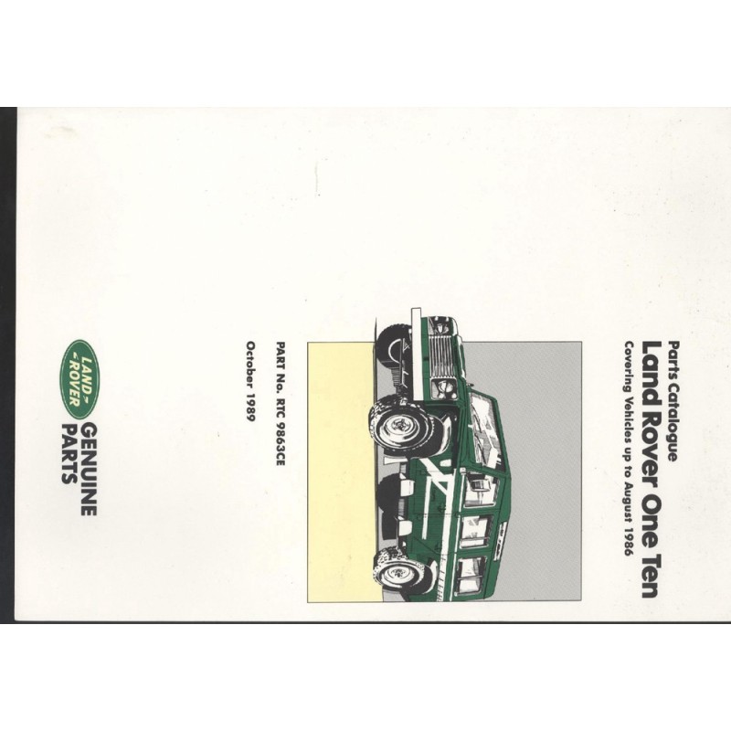 Parts Catalogue Land Rover