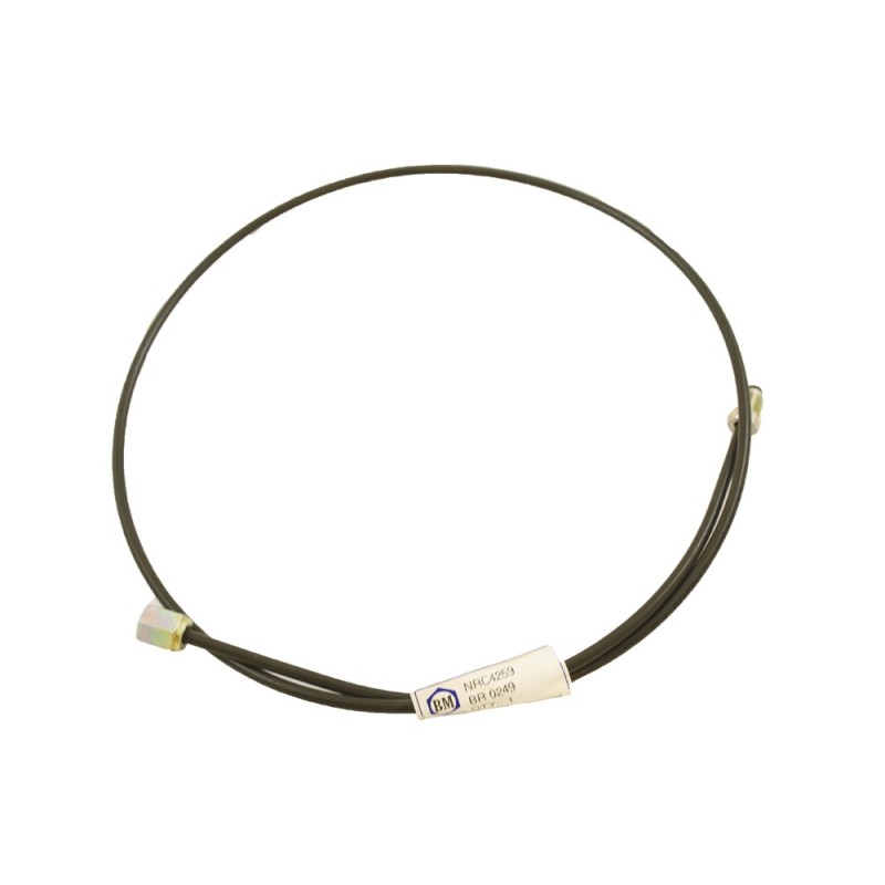 Brake pipe front T piece to LH flex - single & dual line - 1980 on