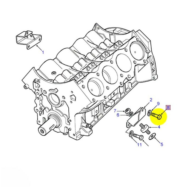Boulon 5/16 UNC x 7/8