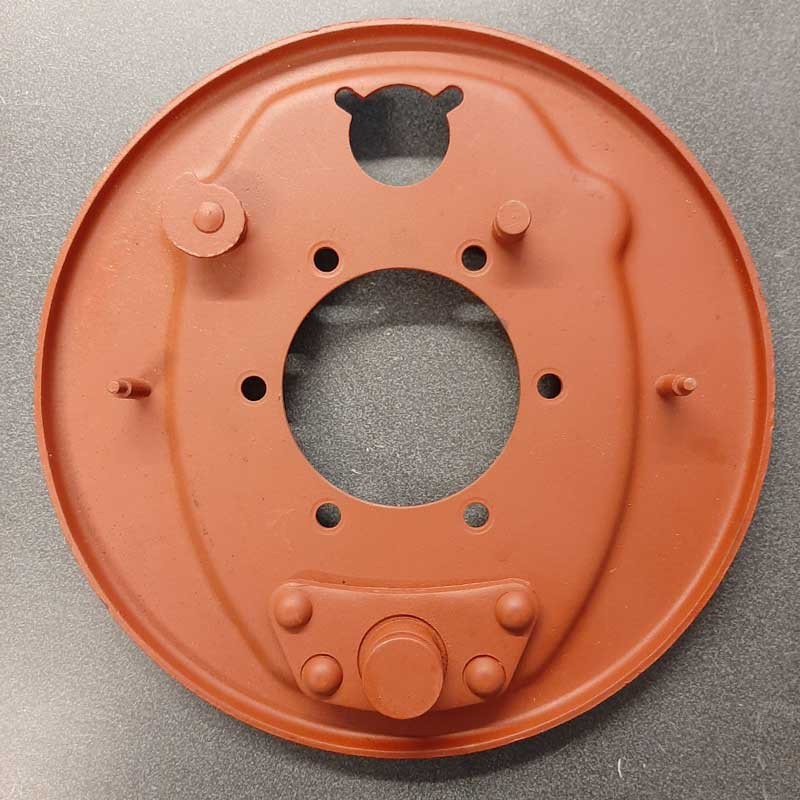 Brake anchor plate assembly LH 1948-64 - reconditioned