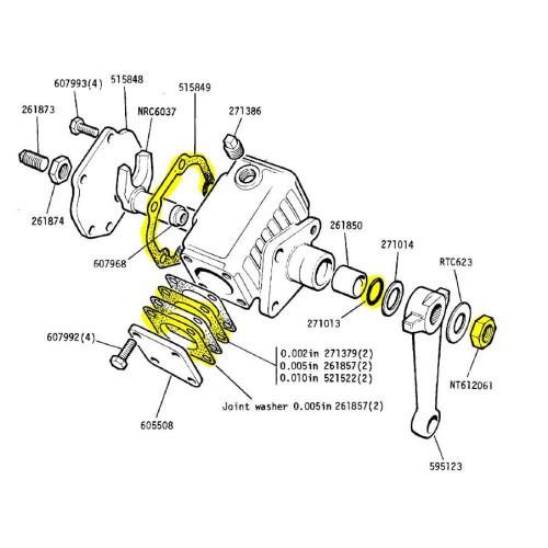 Restoration kit - steering column - Serie 3