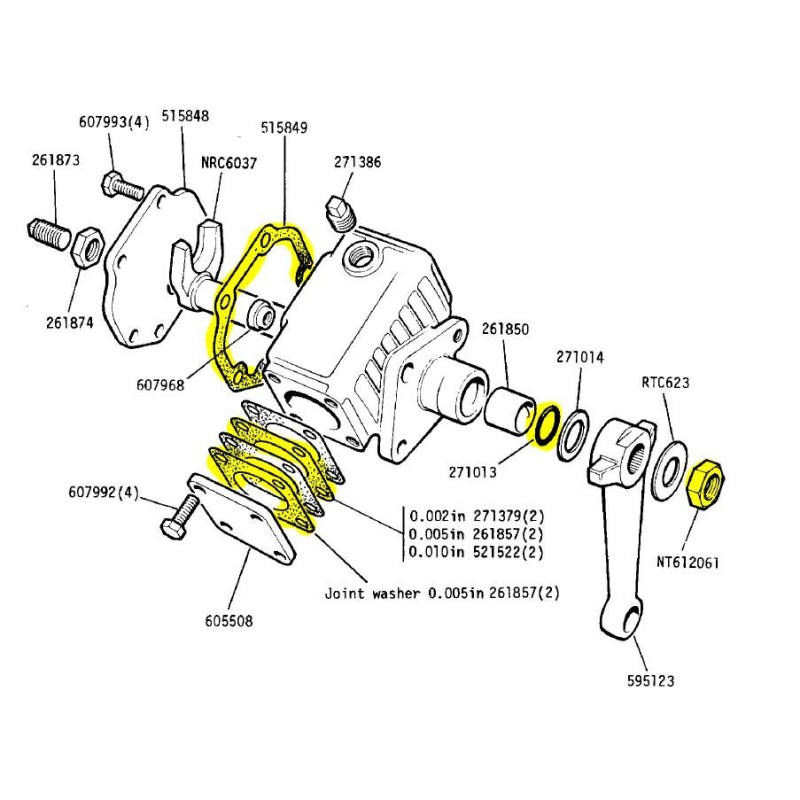 Restoration kit - steering column - Serie 3