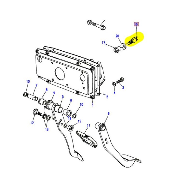 Switch brake light S2/3 without servo & Disco1/RRC upto 1994