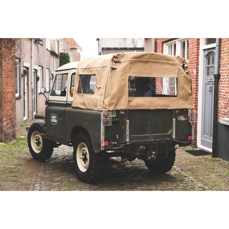 88" 3/4 hood canvas - with side windows