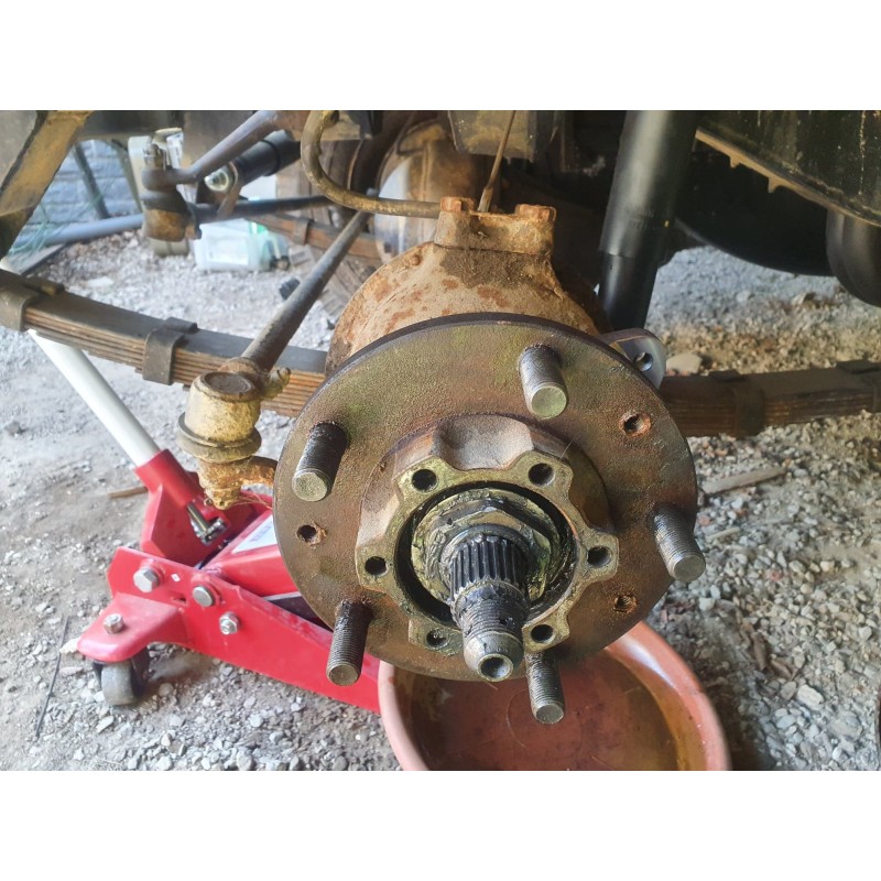 Disc front brake conversion