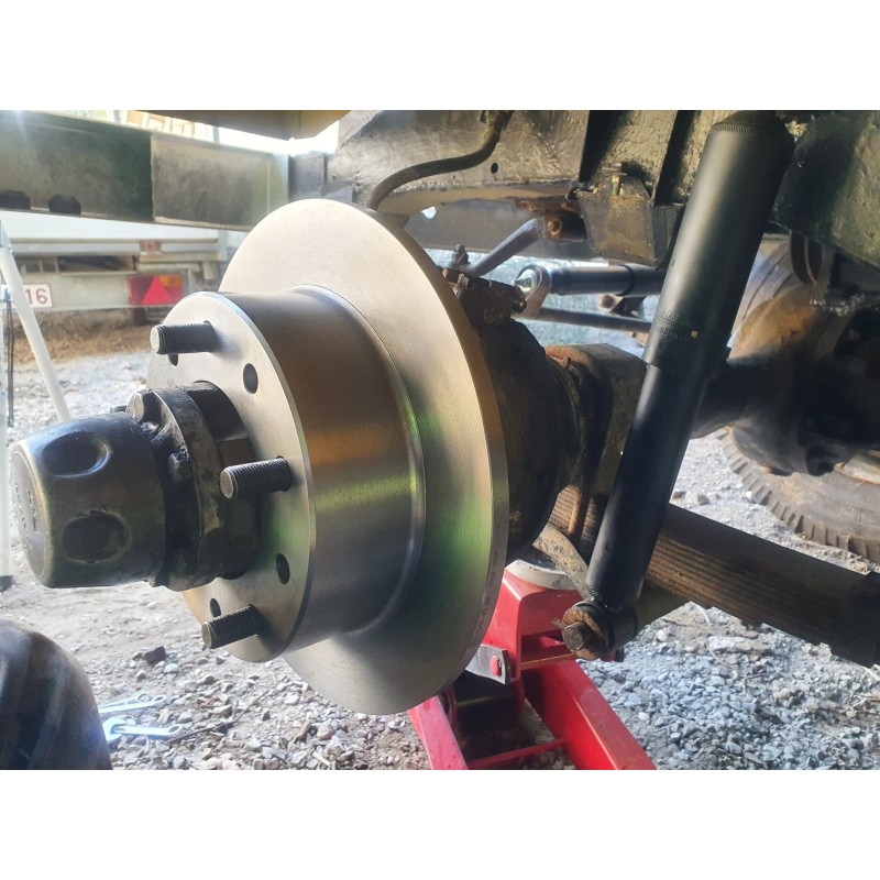 Disc front brake conversion