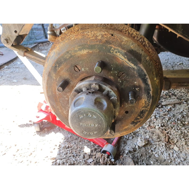 Disc front brake conversion