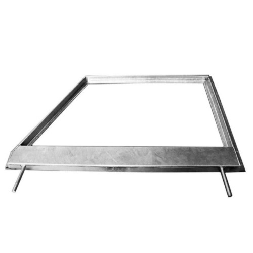 Haut de porte Serie 2 galvanisé - droit - sans vitres