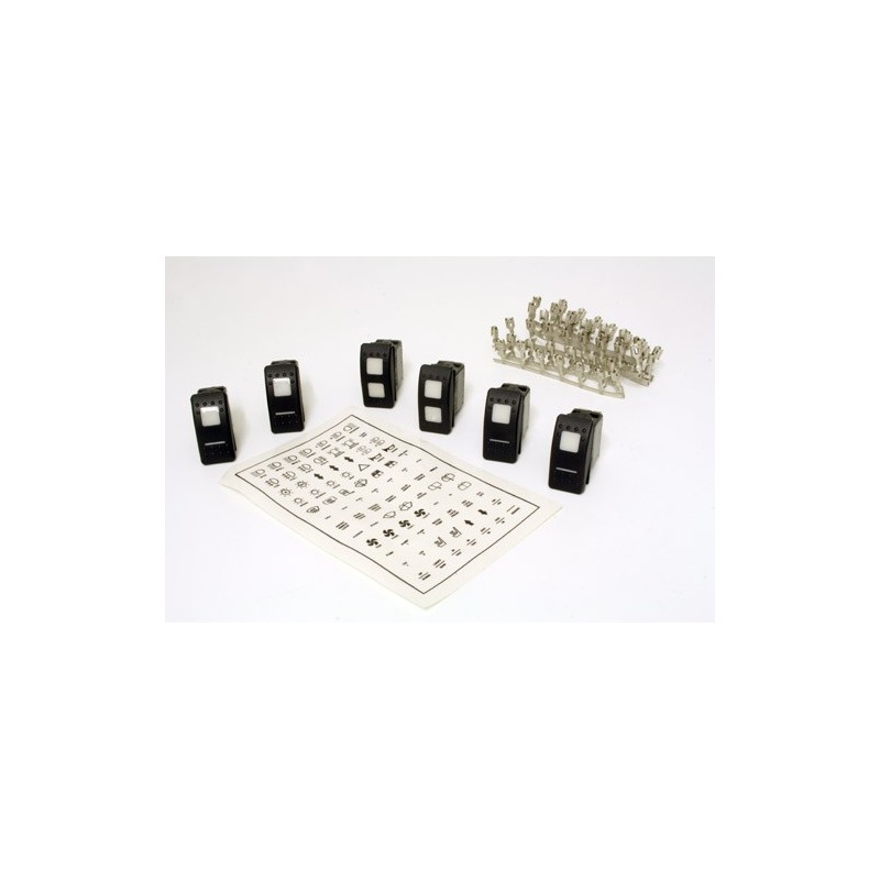 Kit 6 boutons interrupteur console Defender
