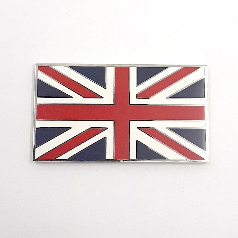 Badge union jack enamel 52x30mm