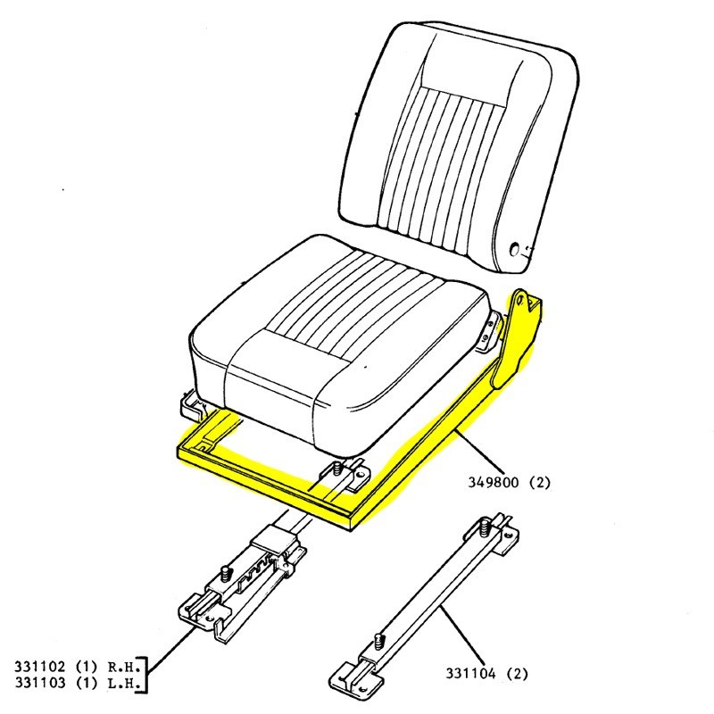 Cadre de siège extérieur Deluxe