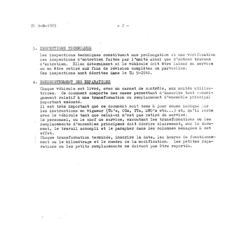 Photocopy workshop manual Minerva - TM9-B-1803