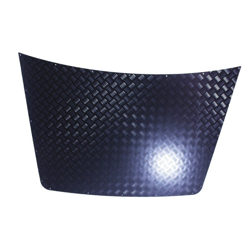Protection capot alu strié noir 3mm - Disco 1