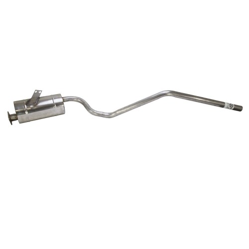 Silencieux arrière 4 cyl. 1958-84 - inox