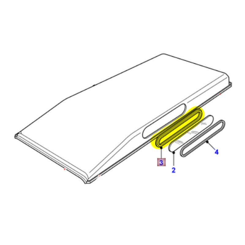 Joint vitre alpine - 4mm